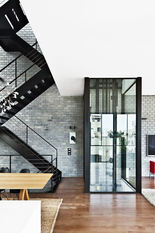 Multistorey house with lift and stairs ITCHBAN.com