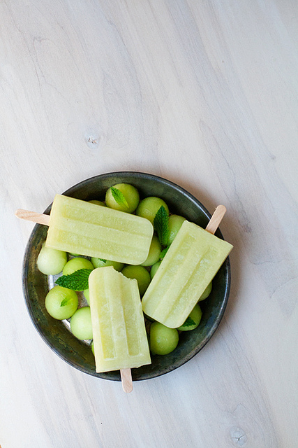 Lime Ice Blocks Ice Cream in Bowl ITCHBAN.com