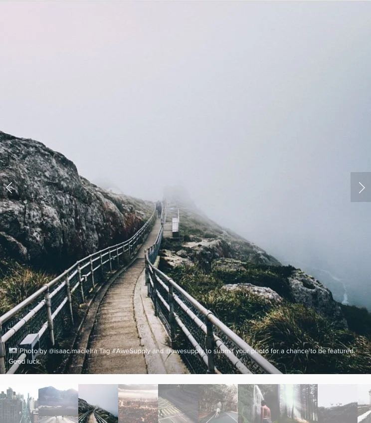 Awe Supply Co: Instagram Curation Project