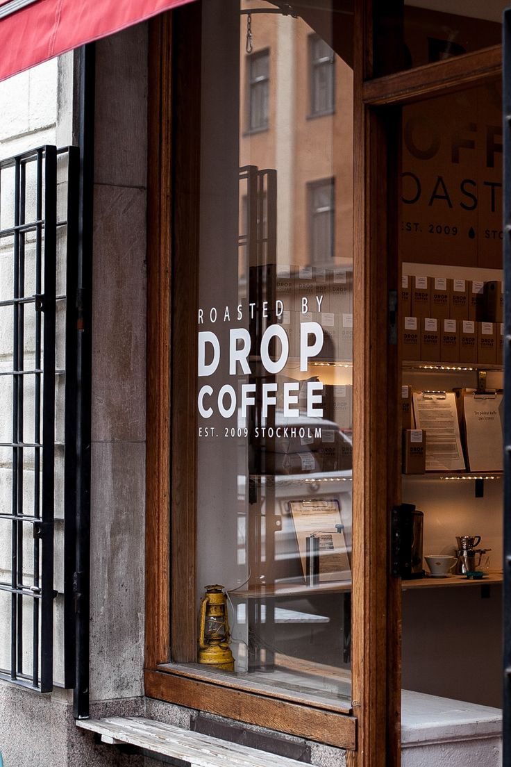 Coffee shop store front design ITCHBAN.com