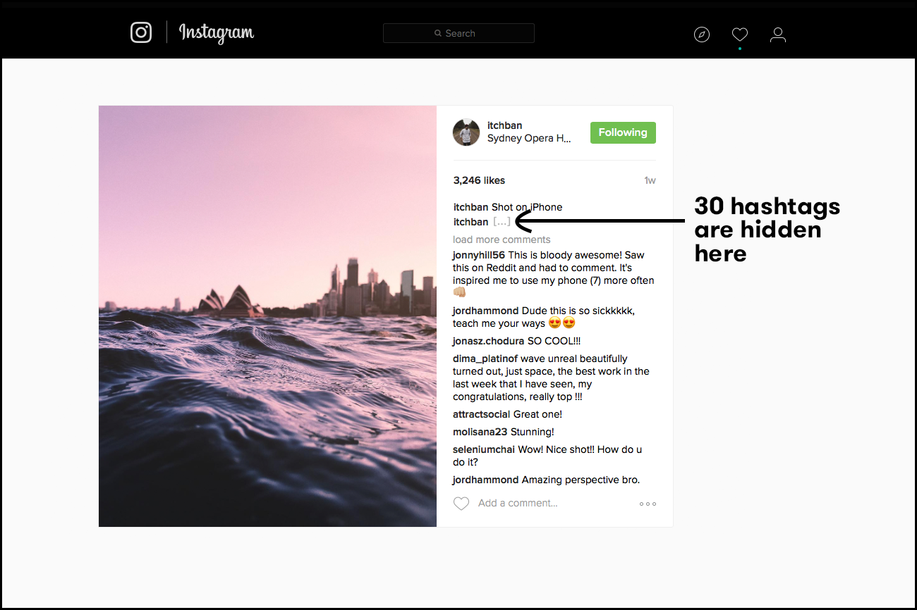 How To Hide Hashtags On Instagram — itchban