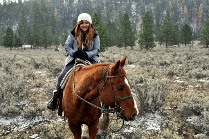 Want to know what made the experience even more magical? &nbsp;A ride with light snowfall. &nbsp;