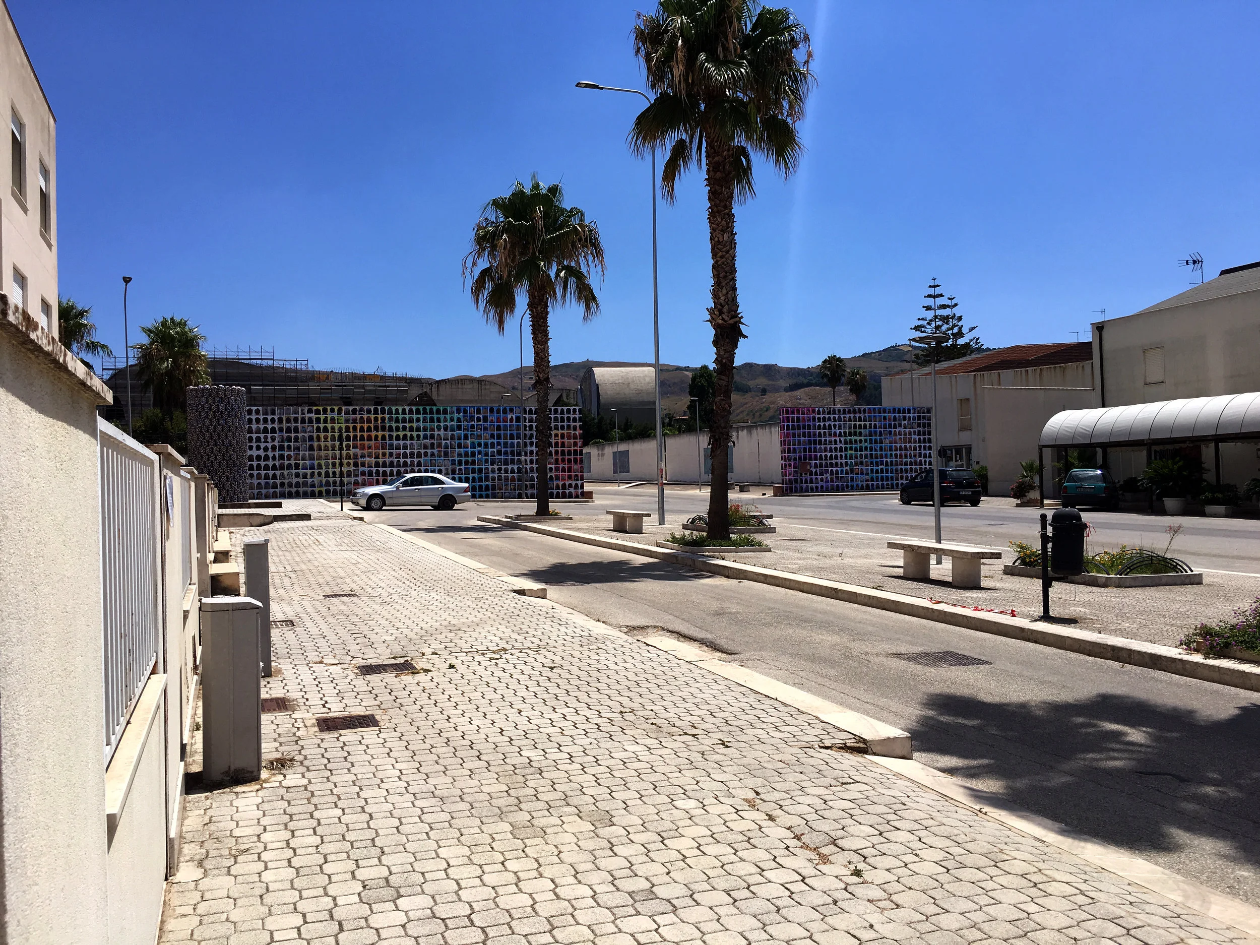 AHEAD (version 3) at PhotoRoad Festival in Gibellina, Sicily (2016)
