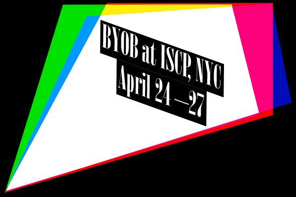 BYOB (Bring Your Own Beamer) is a series of exhibitions hosting artists and their projectors.
On the occasion of open studios at ISCP I am hosting BYOB in my studio (nr 209