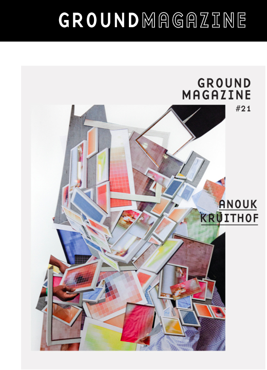 Groundmagazine #21
#21 presents the work PIXEL STRESS by Anouk Kruithof.
“Confronted with something inscrutable but apparently meaningful, insofar as the images are framed, we see men in suits turning the pictures around, holding them at odd angles, pressing in close and scratching their nails across the surface.” Text by Lorne Darnell