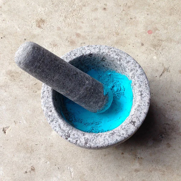 Intense powdered teal 