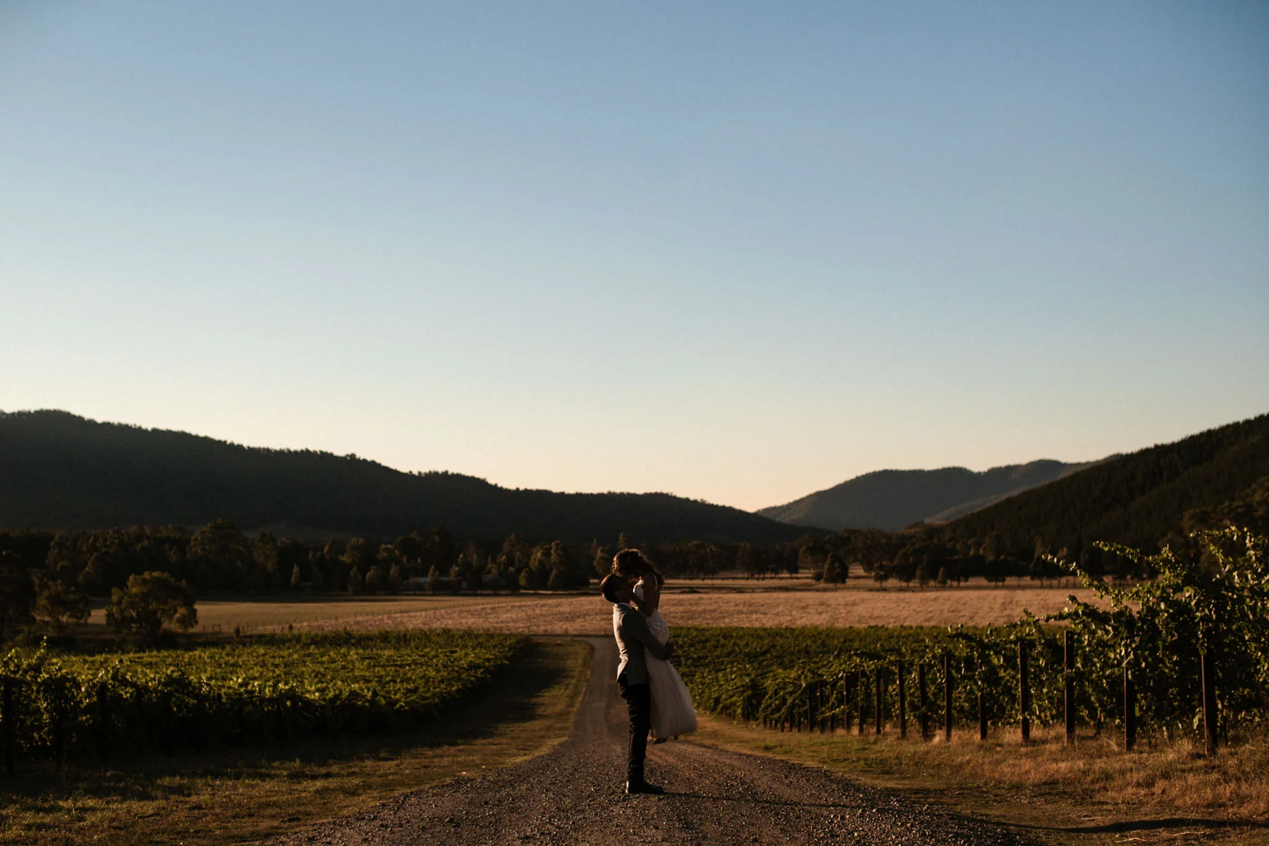 Kym & Jasmina Feathertop Wines Wedding - Australia