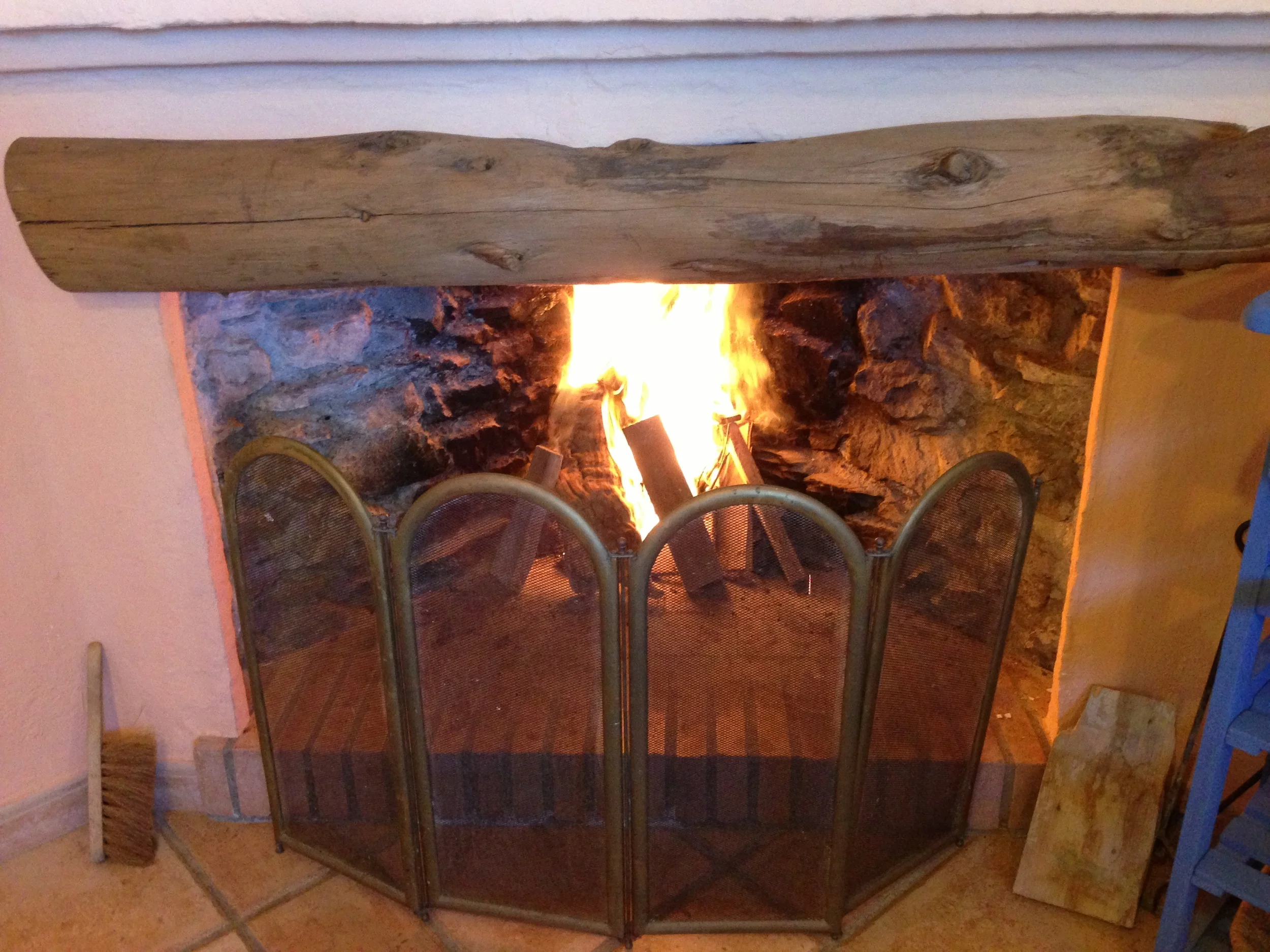  En brasa är alltid mysigt. 