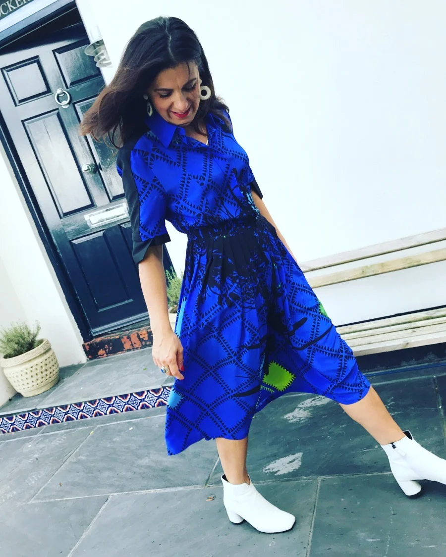 My neon Erdem dress.