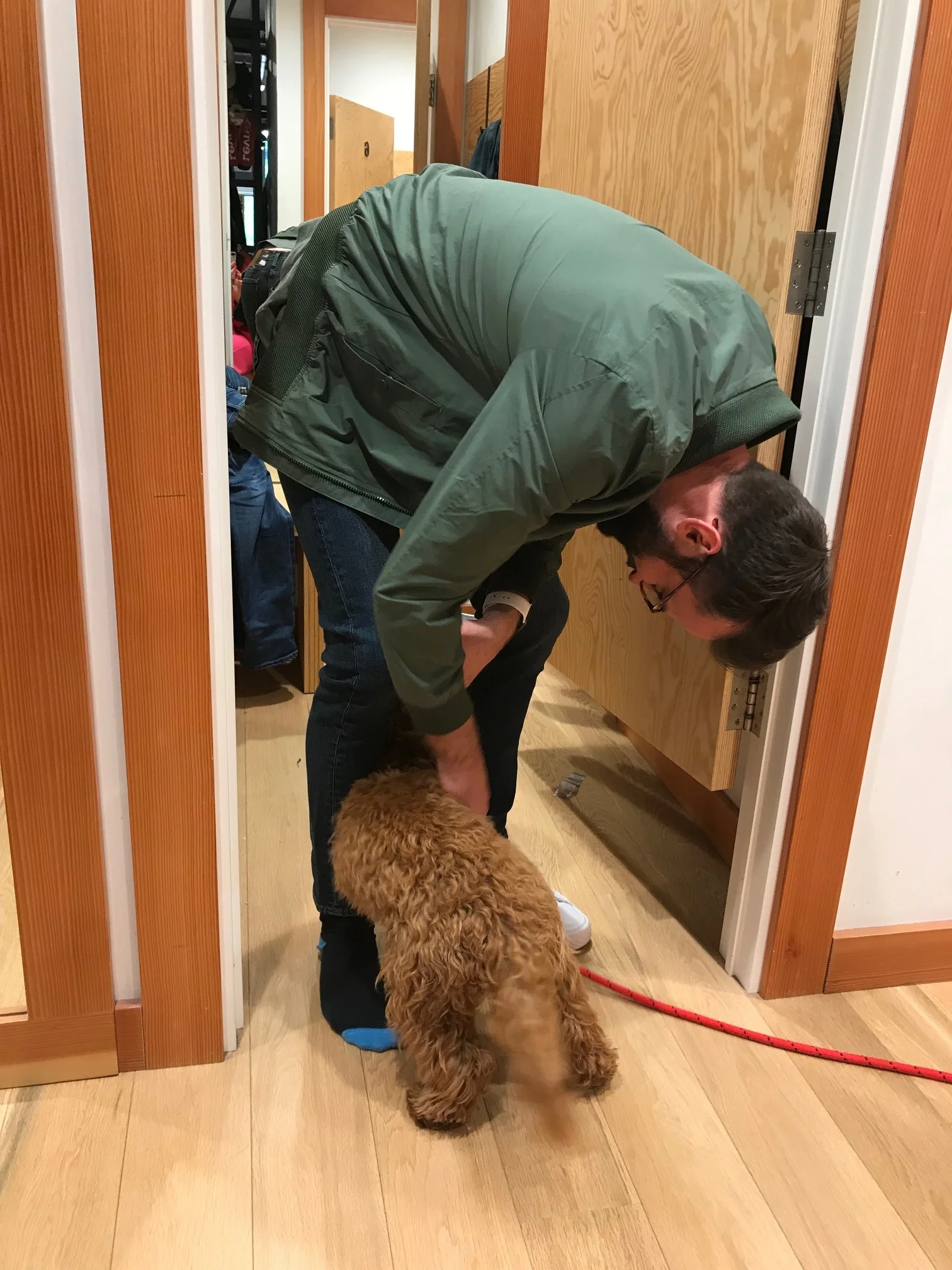 Even doggies can get involved in store!