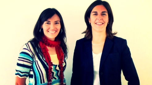 Concepción Padilla and her director of studies Pilar Andrés