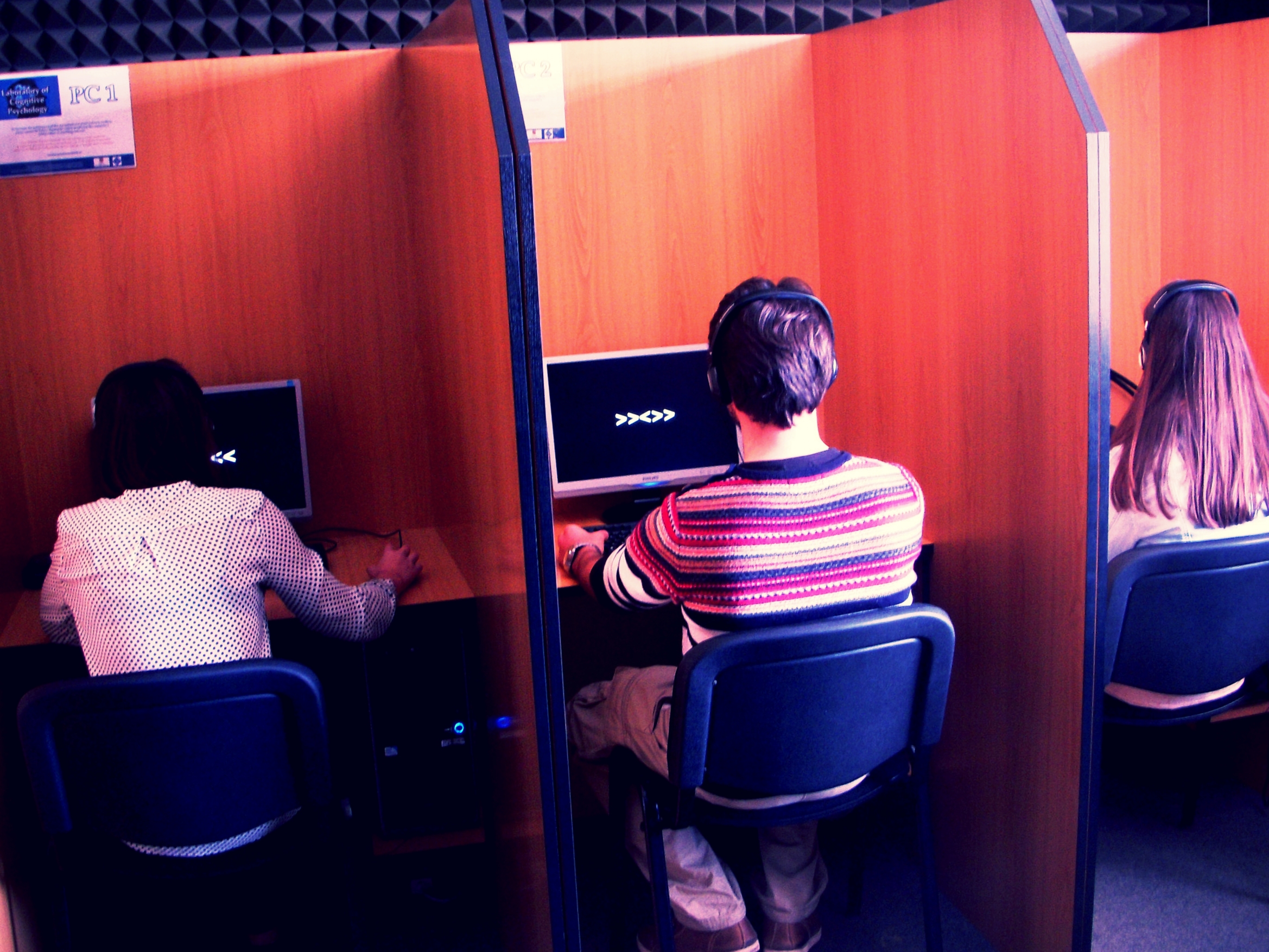 Testing cubicles, Cognitive Psychology Laboratory