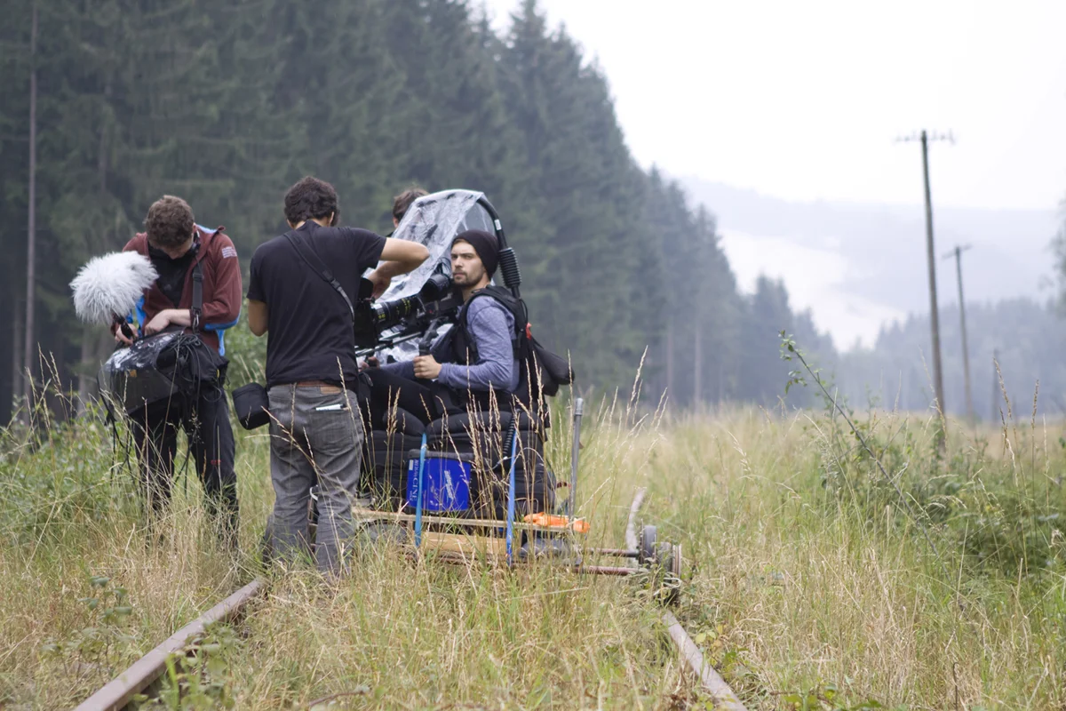 On filmset "LEHRLING"