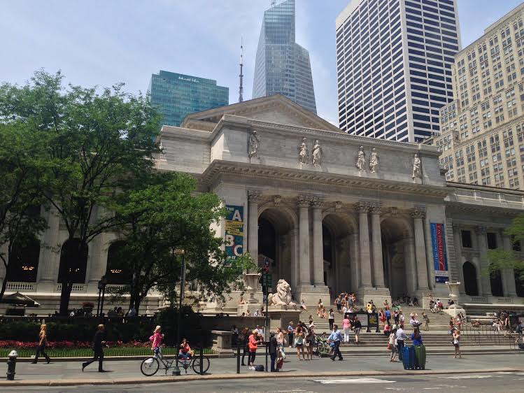Ain't she a beauty? NYC Main Public Library 5th Ave.