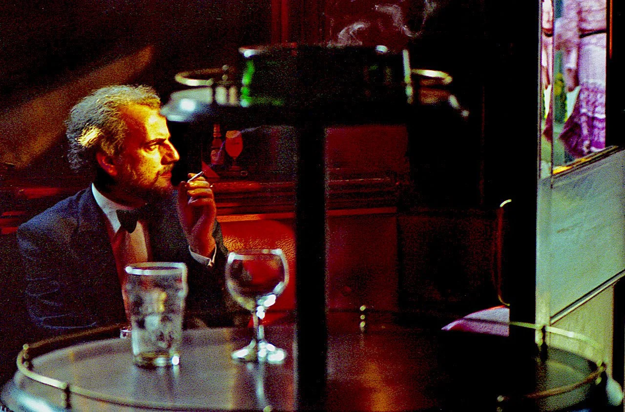 Early morning smoker in a New York Bar 1985