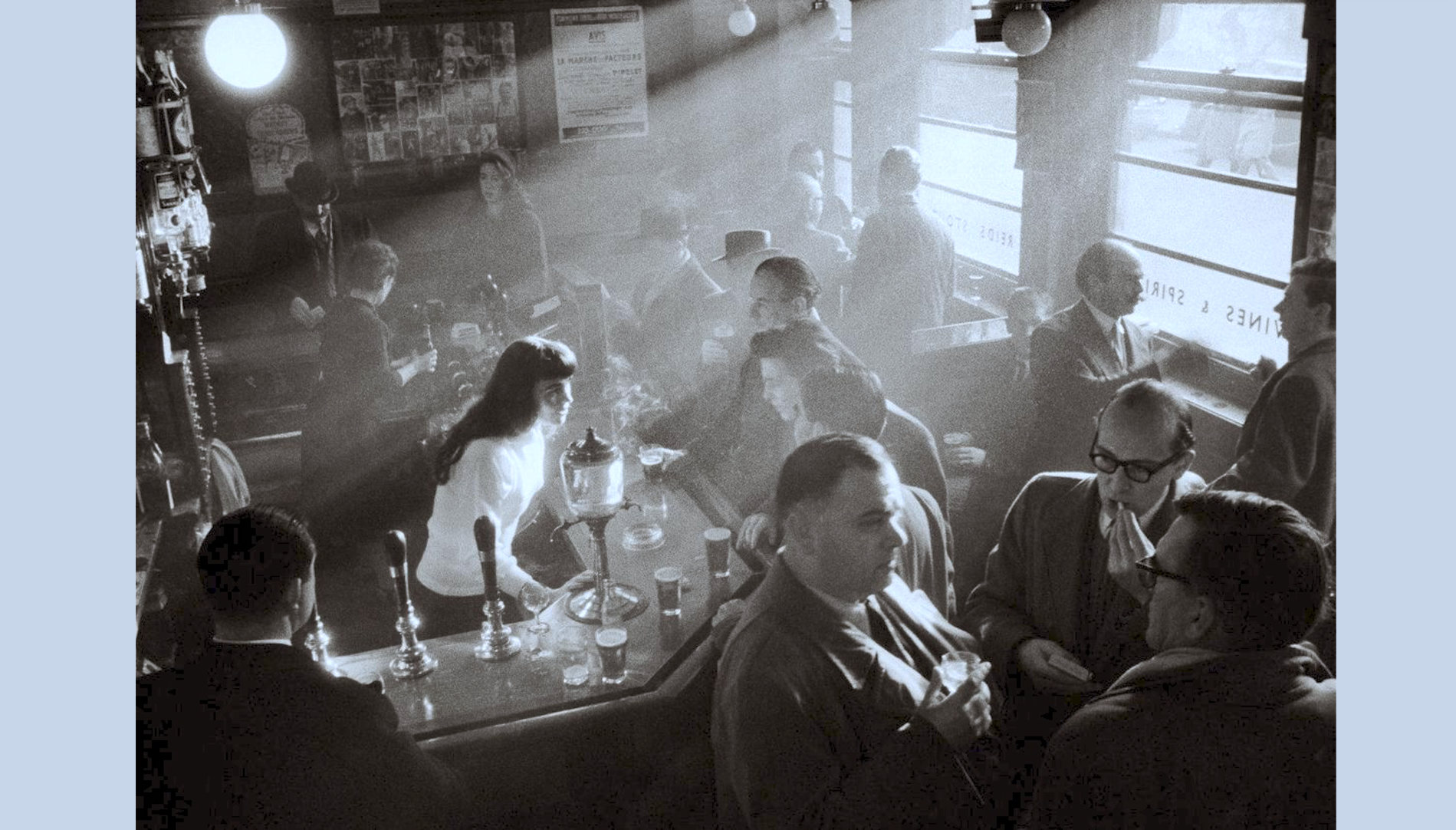 The York Minster pub, (now called The French) Soho London 1955