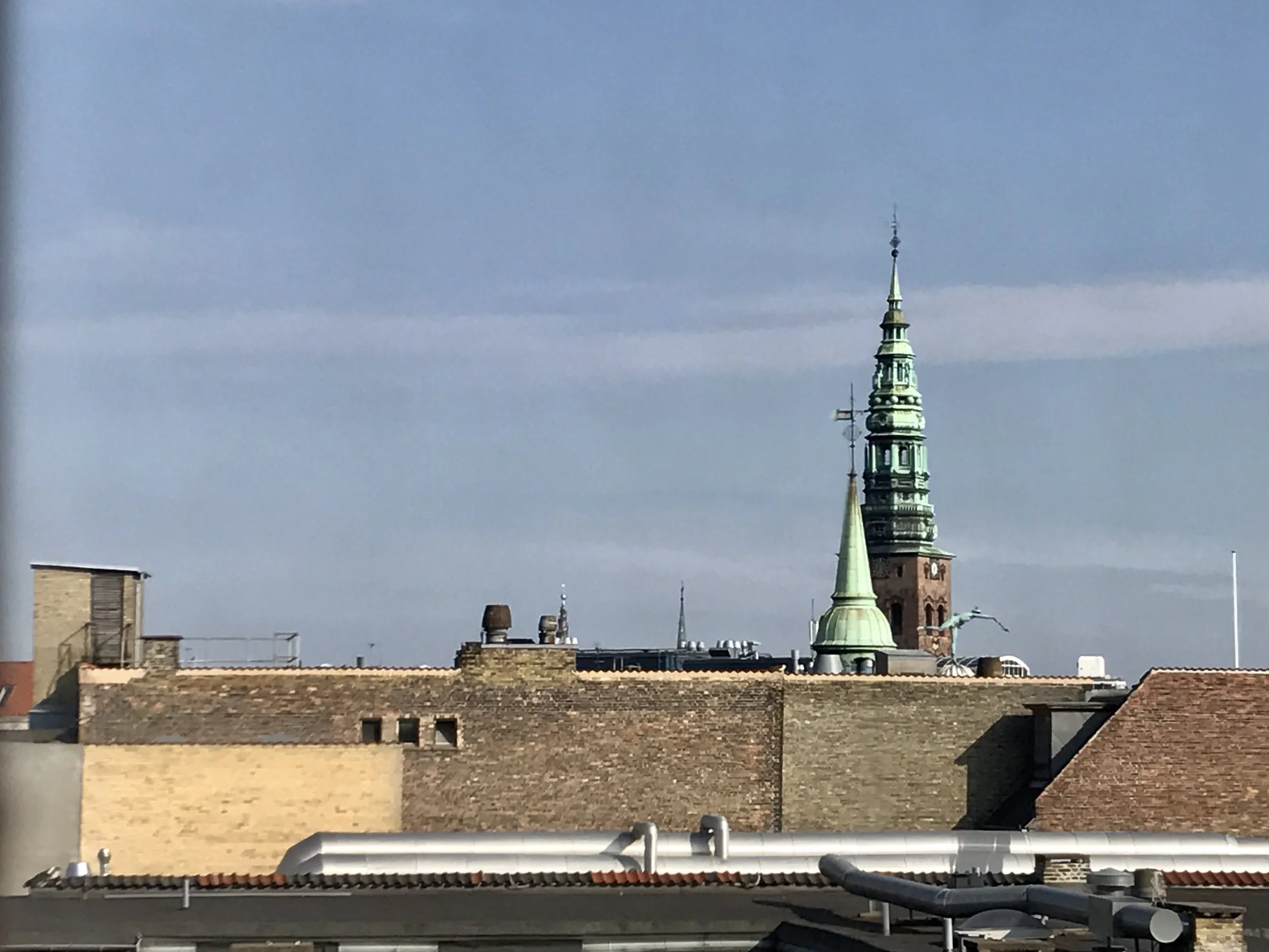 København set fra Rundetårn - en forårsdag 2017. 