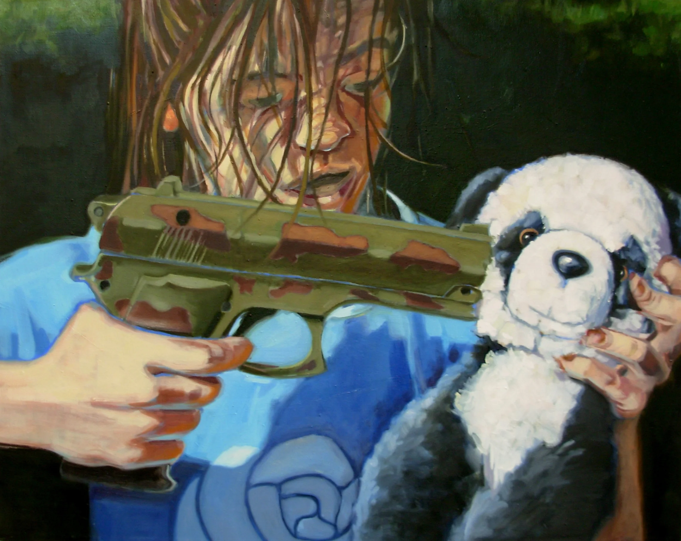 INGRATITUDE    oil on canvas  16X20"