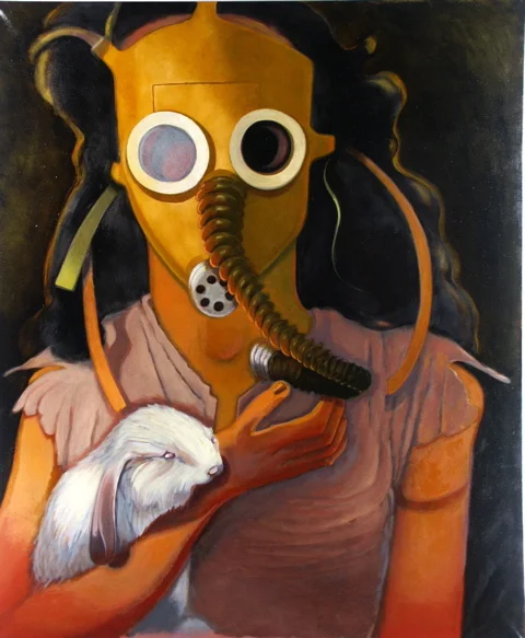 SUPERMODEL oil on linen 60x72"