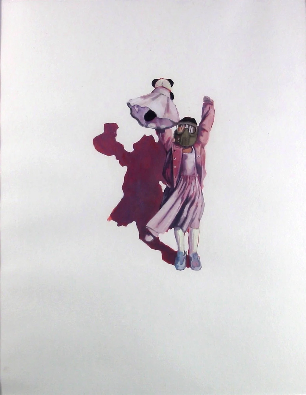 Fun With... Protection  16x20"  gouache on paper