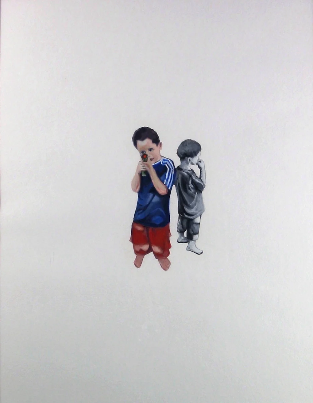 Fun with... History    gouache on paper   16x20"