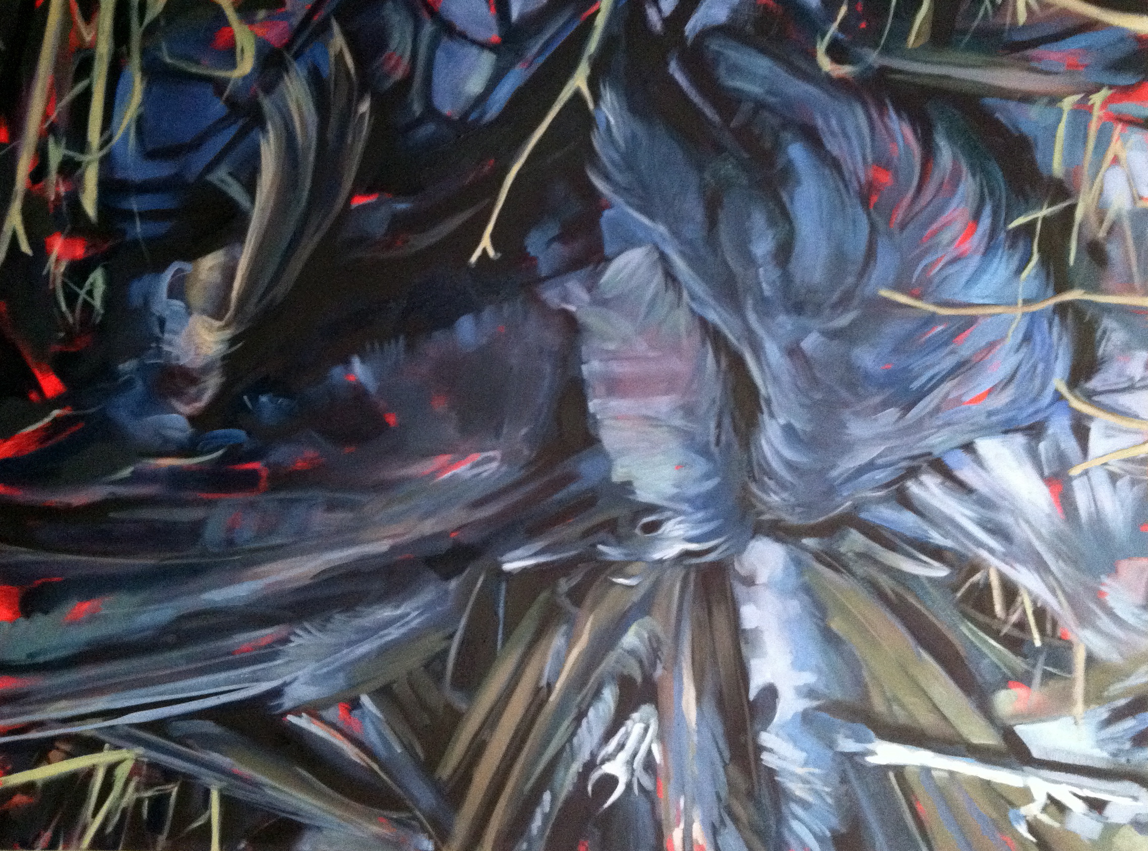 Loss of Breath    oil on canvas  36 x 48"