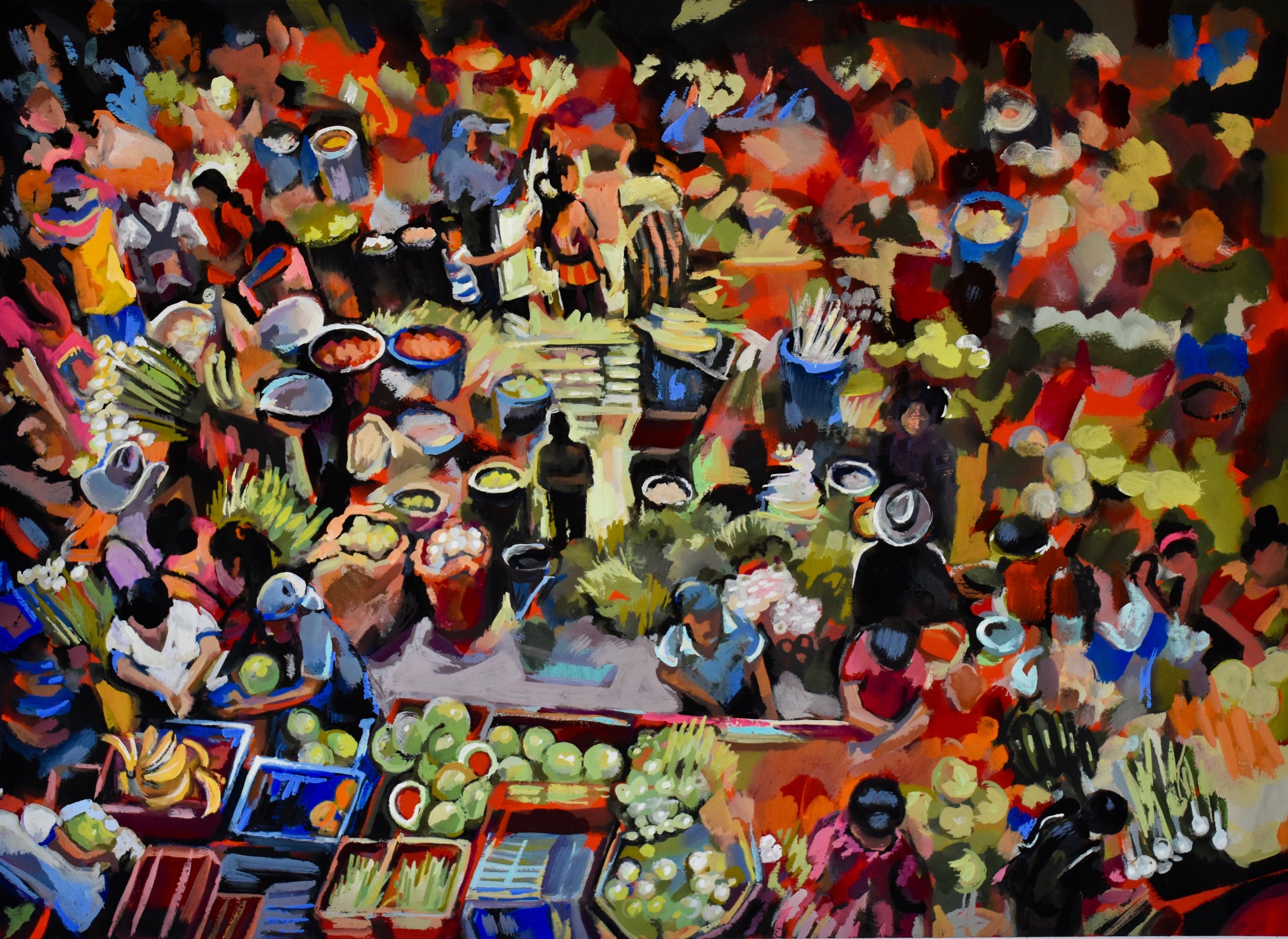 FROM THE TRAVELING FROM HOME SERIES - THE SCENE FROM ABOVE