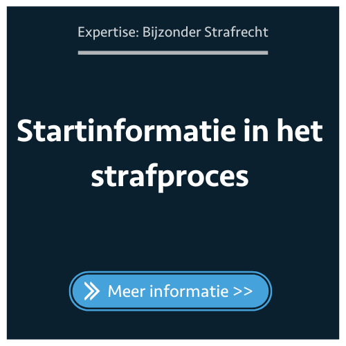 Startinformatie in het strafproces