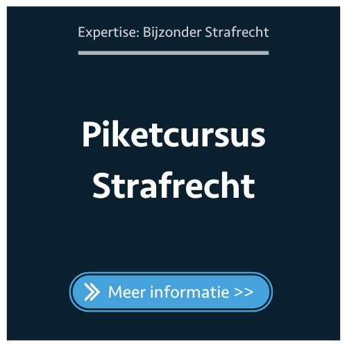 Piketcursus Strafrecht