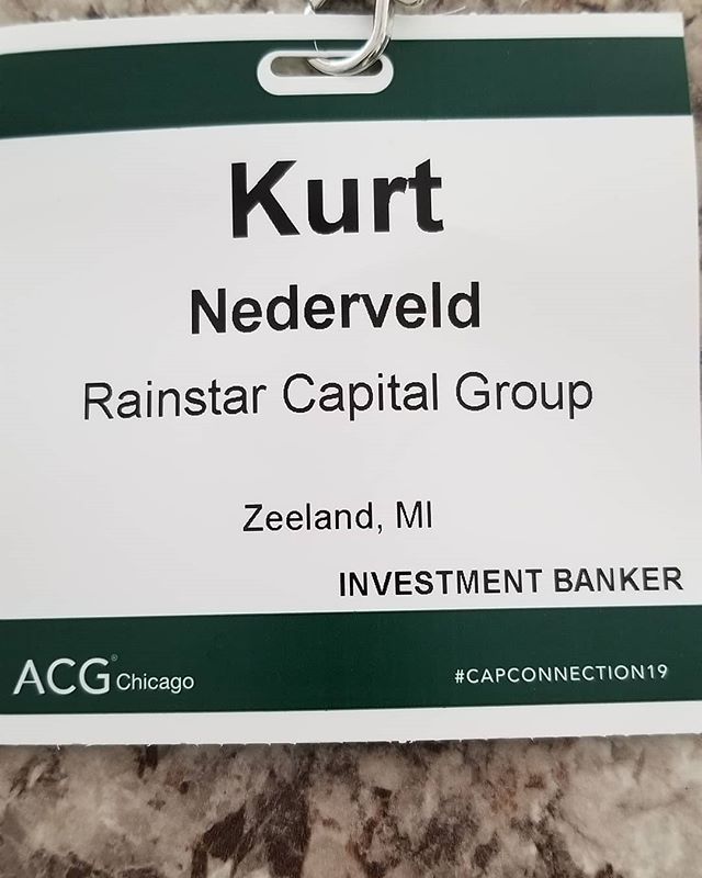 Rainstar Capital Groupnis an active member in the Association for Corporate Growth!