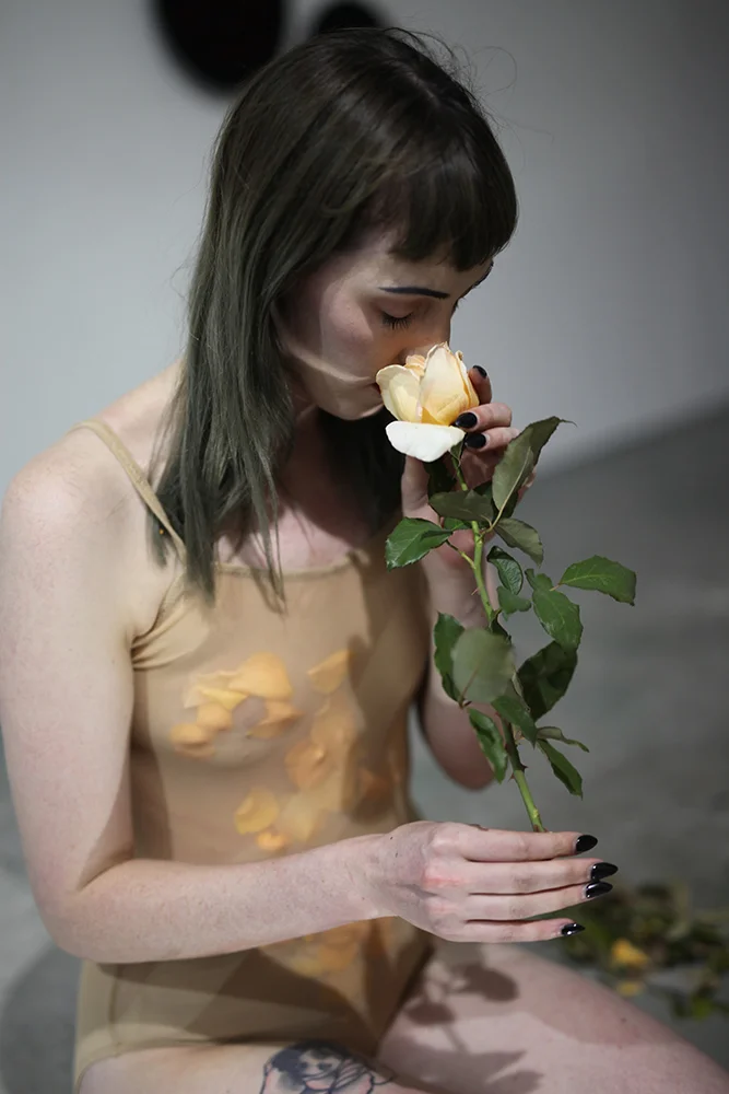 Stage Four - To find an enduring connection with the deceased while embarking on a new life. Live performance Photo by Jessica Eva Statement; click here
