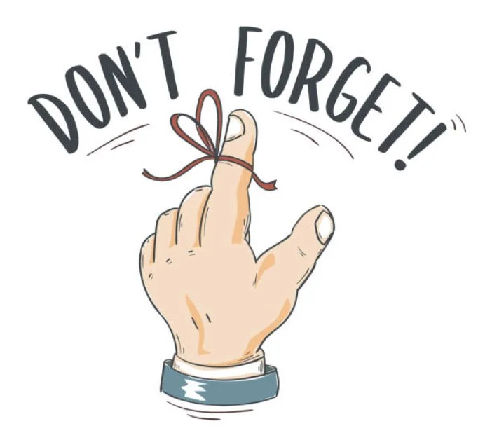 Don't Forget!