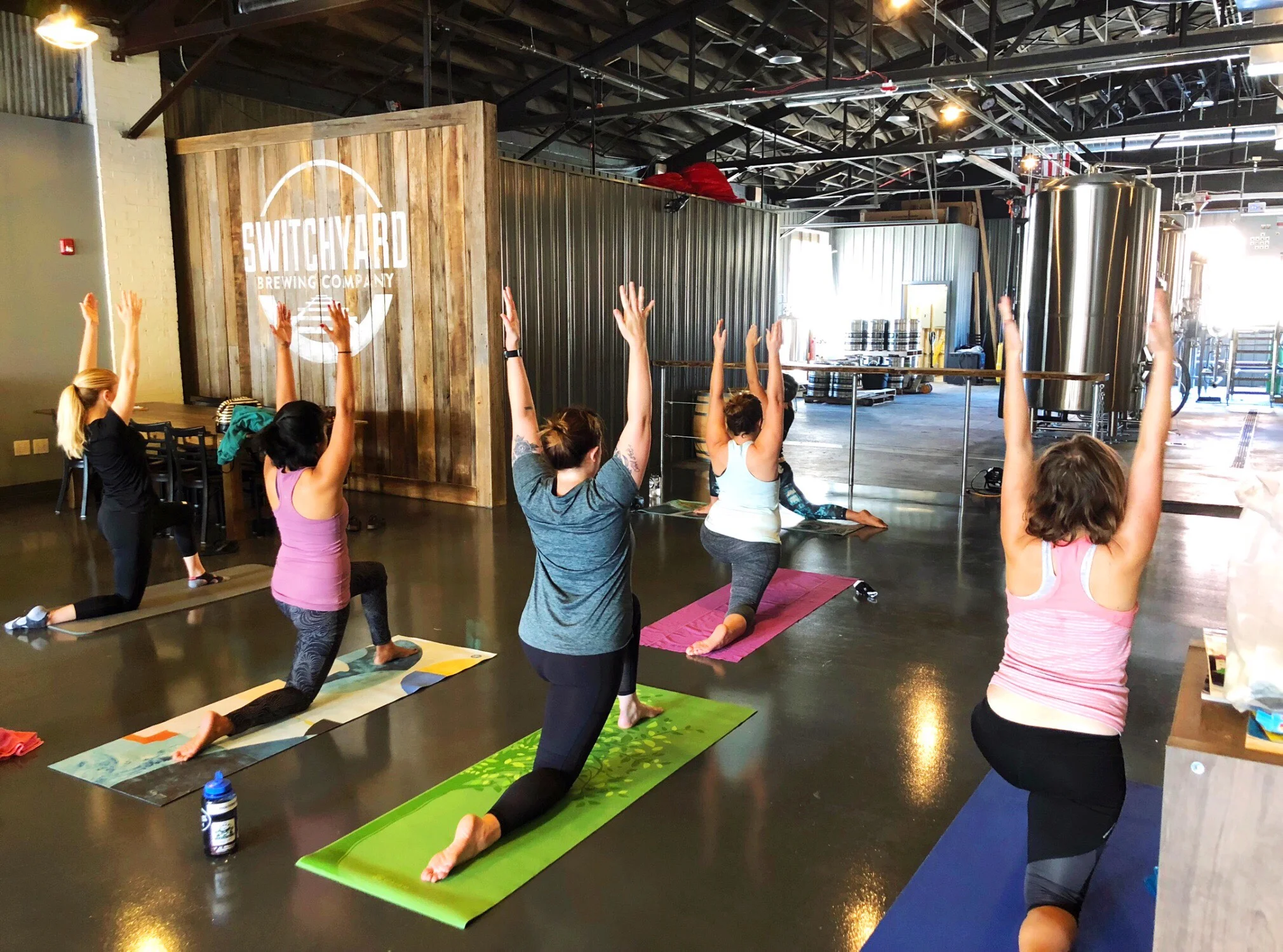 Stretch, strengthen and relax during our all-levels yoga flow class led by Quinndalyn from Ekah Yoga ! At the end of class, stick around for a complimentary beermosa, mimosa, or pint of your favorite Switchyard beer! 10 AM - 11 AM $10, includes beverage Register here, or drop in! https://clients.mindbodyonline.com/classic/ws?studioid=186906&stype=-8&sView=day&sLoc=0&date=10/14/18