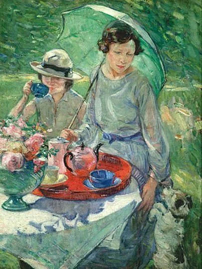 TEATIME IN THE GARDEN