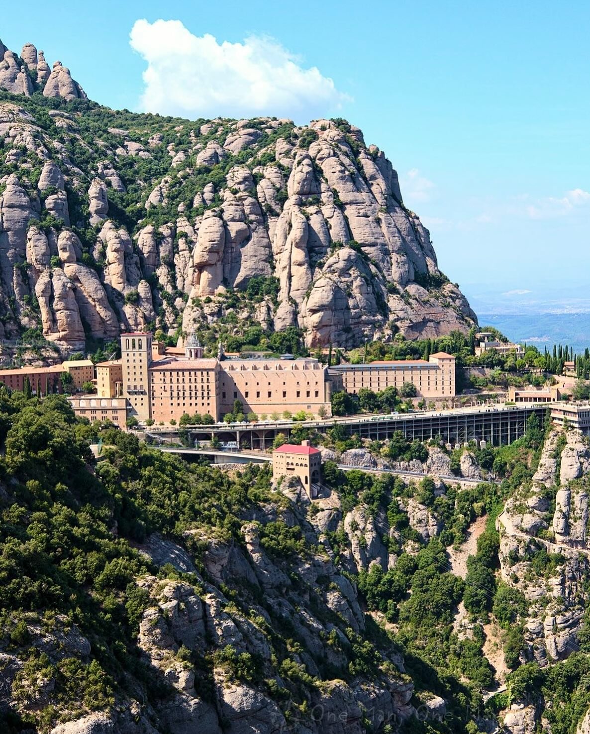 Montserrat, whose name means &lsquo;serrated mountain&rsquo;, plays an important role in the cultural and spiritual life of #Catalonia. It is Catalonia&rsquo;s most important #religious #retreat. The #monastery was founded in 1025. Approximately 80 #