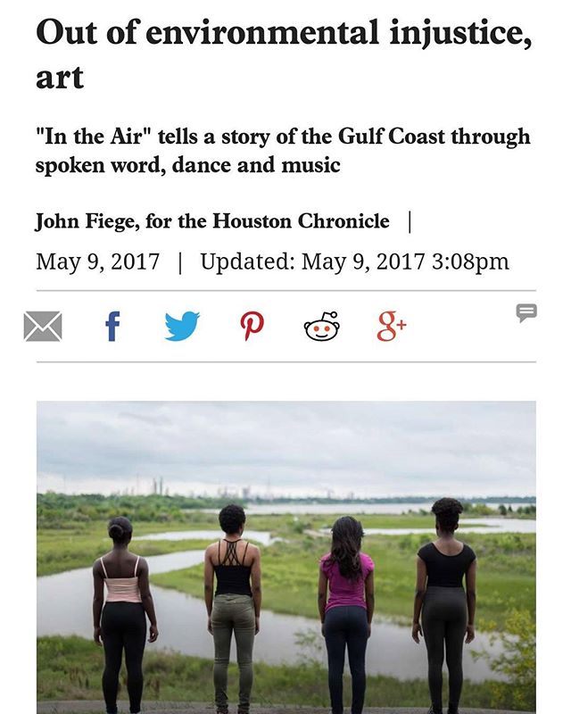 The Houston Chronicle (@houstonchron) featured our environmental justice film on its Gray Matters blog!! Remember today is your LAST chance to donate to the project!! (Kickstarter link in bio!) #environmentaljustice #spokenword #documentary #contempo