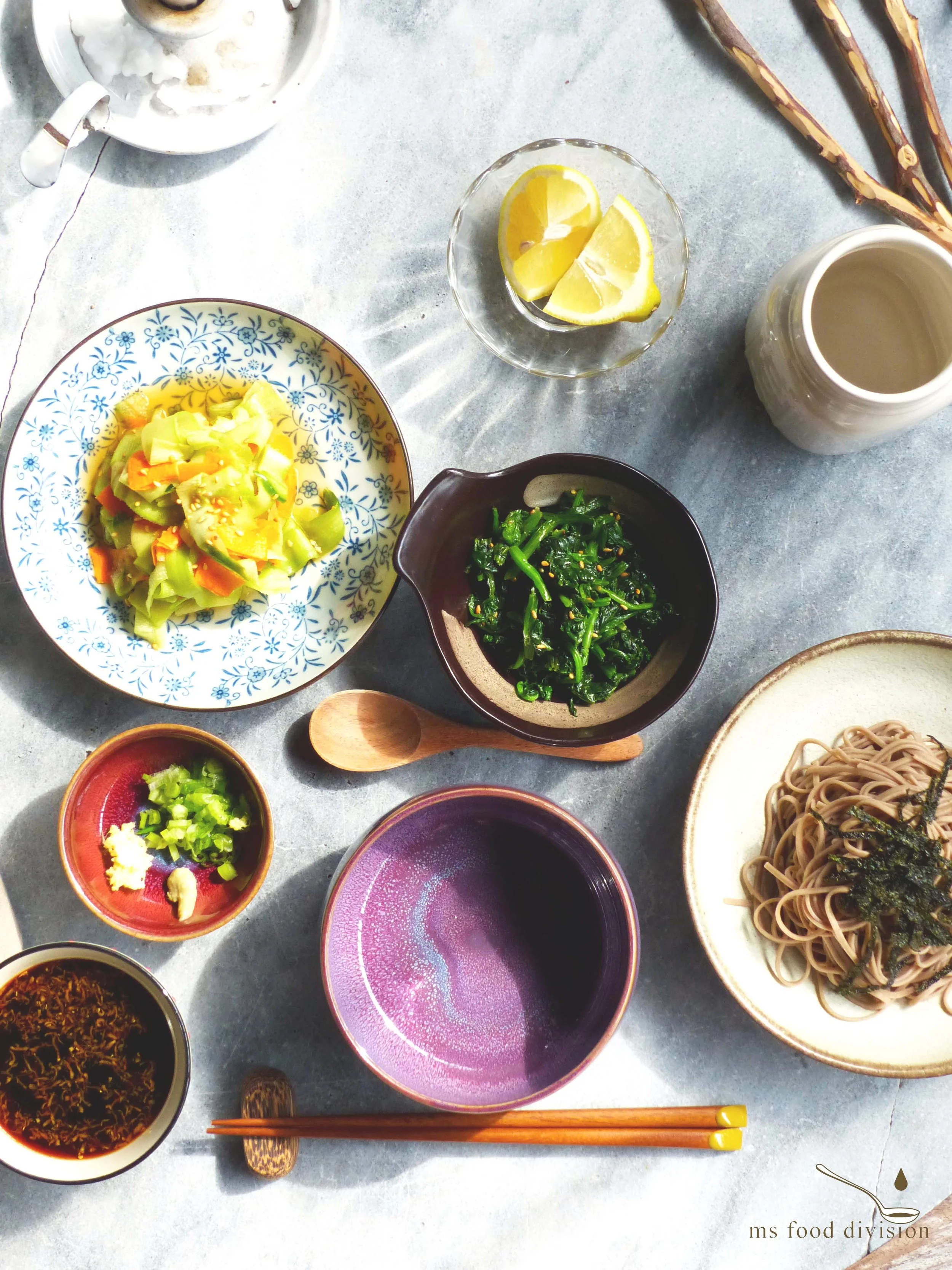 I love the variety of dishes that Asian meals offer. It makes me feel like I am having a feast even if I am eating alone. :) 