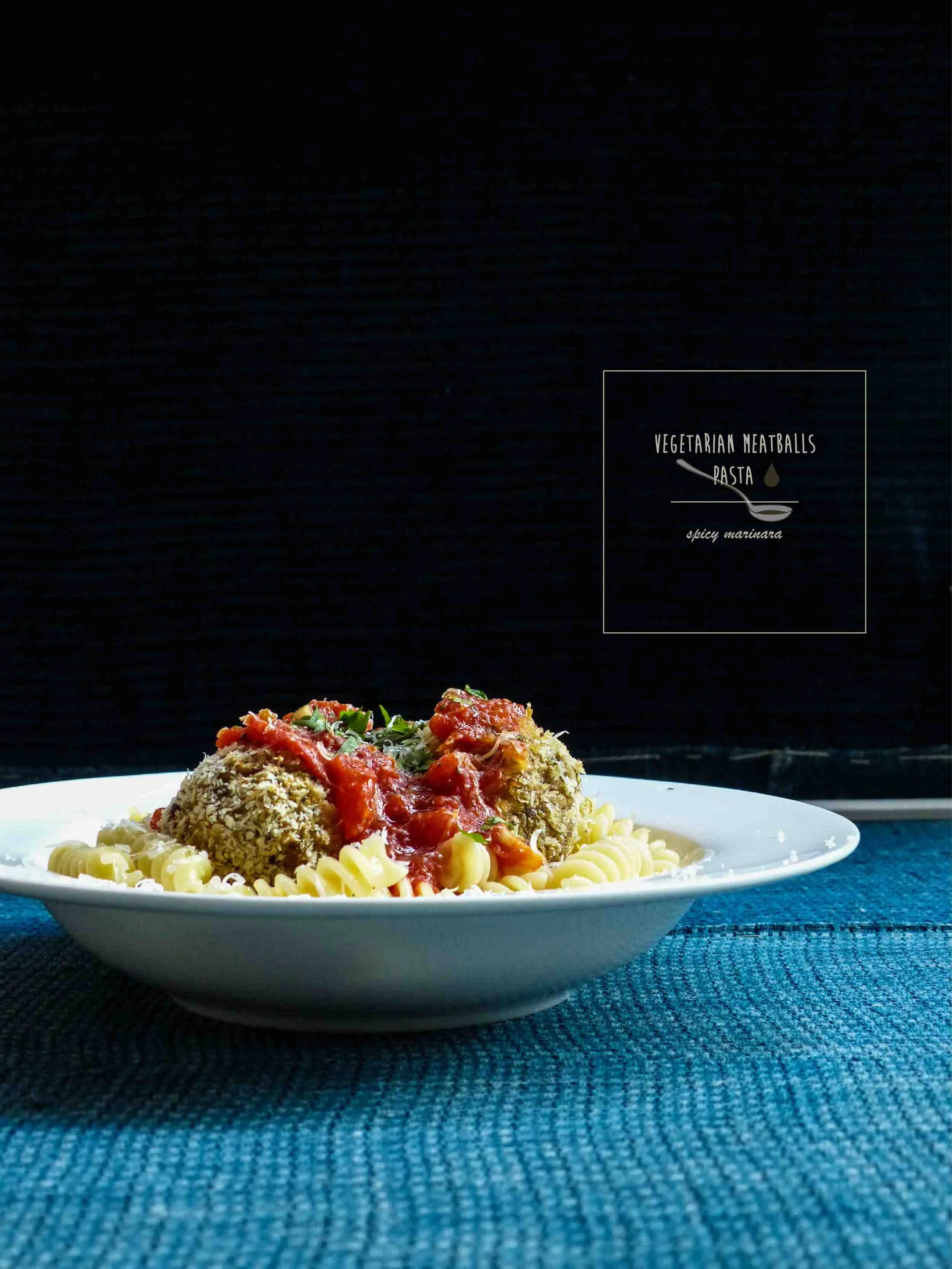 Servings: 2 persons Preparation Time: 15 minutes Cooking Time: 45-50 minutes Ingredients for the eggplant balls: 1 medium eggplant 1/2 can chickpeas, drained and rinsed 1/2 red capsicum & 1/2 green capsicum 2 garlic cloves 1/2 medium onion, finely chopped 1/2 red chili, finely chopped 1 bunch fresh parley 1 tsp cumin powder 2 slices old bread (about 50-60g) 1 cup panko breadcrumbs extra-virgin olive oil Ingredients for spicy marinara sauce: 1/2 can tomato sauce 1-2 garlic cloves 1 bunch fresh basil 1/4 cup red wine 1 bay leaf 1/2 red chili, chopped 1 tsp sugar Ingredients for pasta (optional): 200g pasta (spaghetti, linguine, penne, fusilli, or orecchiette) 1-2 tbsp grated parmesan (optional, you may exclude it if you are a vegan) extra-virgin olive oil Instructions for meatballs: 1) Preheat oven at 180-200ºC. Get a baking tray, add eggplant and onion with olive oil. Season. Roast the vegetables for 20-25 minutes. Stir occasionally to avoid burning the vegetables. 2) Blend the roasted vegetables with the rest of the greens and 2 slices of old bread in a blender. Blend until smooth. Add more old bread if the mixture is too wet. 3) Use your hands to roll the mixture into 6-8 little meatball size. Cover each meatball with panko breadcrumbs before transferring to a baking tray. Add a drizzle of olive oil to the tray. 4) Roast the meatballs for 20-25 minutes until the meatballs turned golden. Instructions for spicy marinara: 1) Preheat the saucepan with oil, add garlic, chopped basil, chili, and bay leaf on medium heat. Stir fry for 1-2 minutes. 2) Add the tomato sauce and red wine, let the alcohol evaporates. Reduce heat to medium-low after the sauce starts to boil. Put a lid on and let it simmer for 10 minutes. 3) Add 1 tsp sugar and season. Heat off. 4) Serve with cooked pasta or as an appetizer. Garnish with some fresh chopped basil or parsley and grated cheese. 