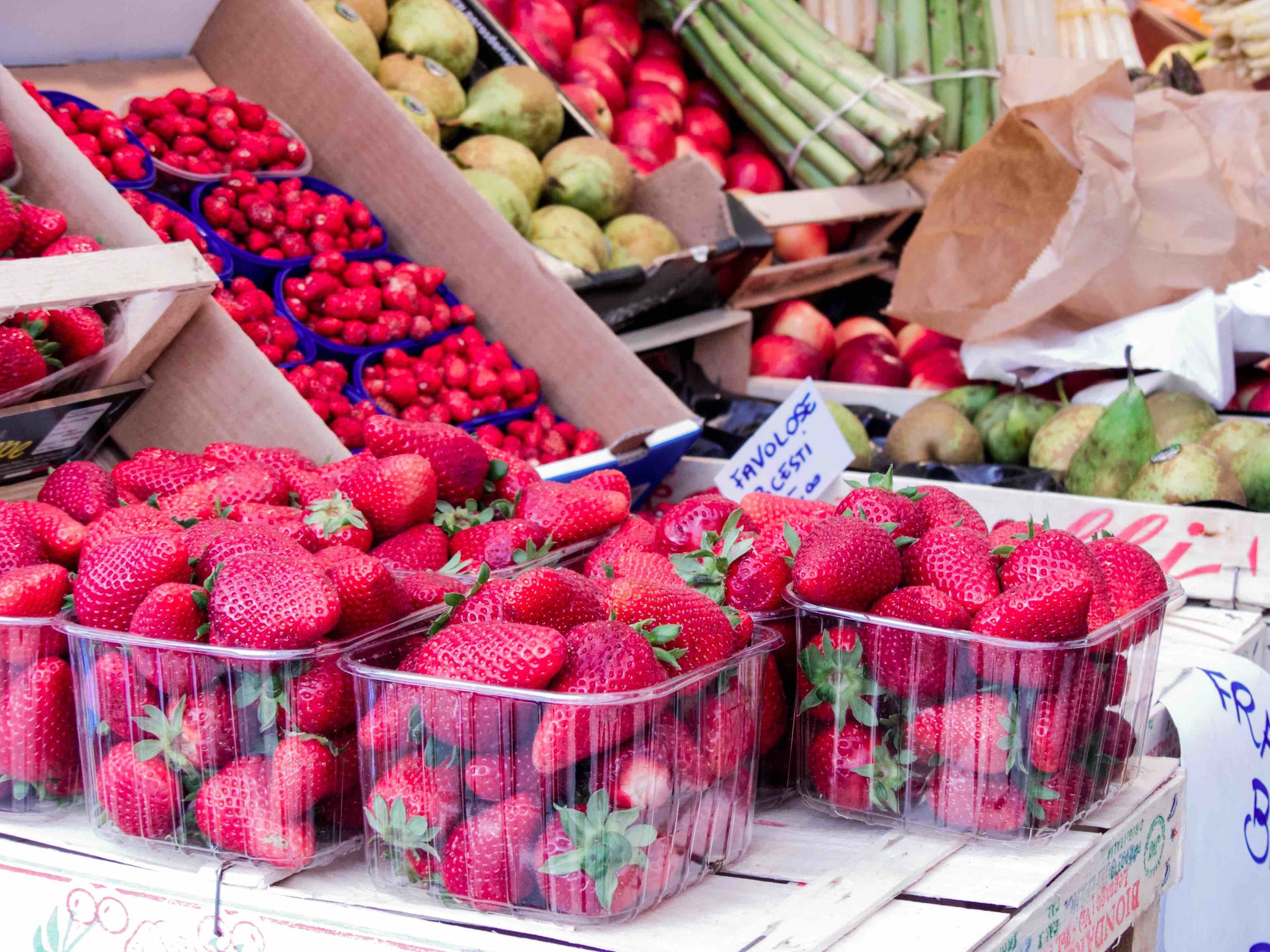 Yes, strawberry is in season. They taste as good as they look. 