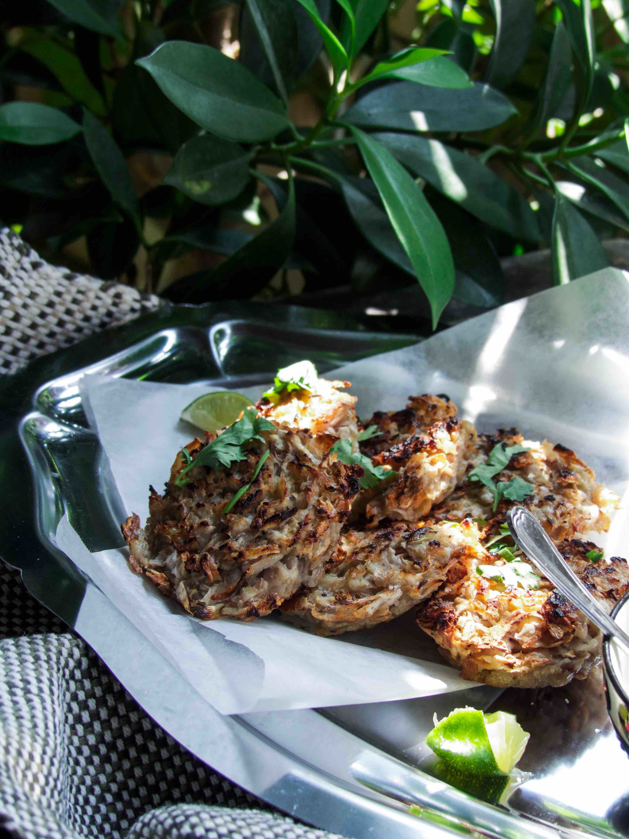 lotus root & taro patties