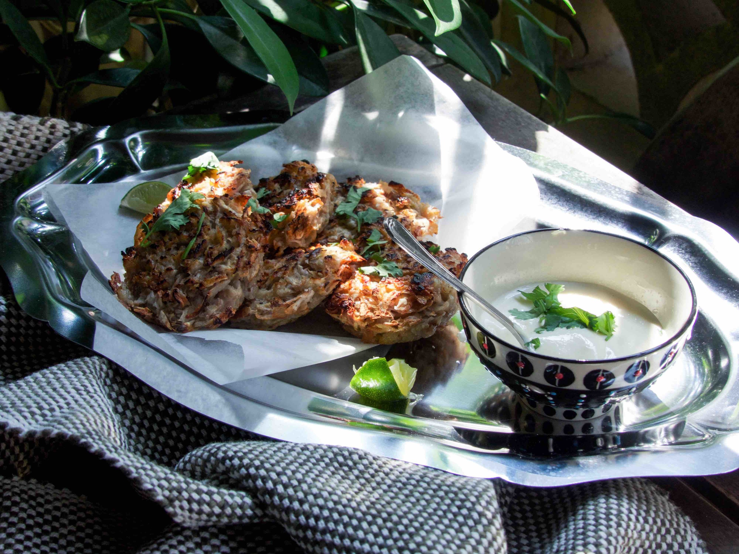 lotus root & taro patties