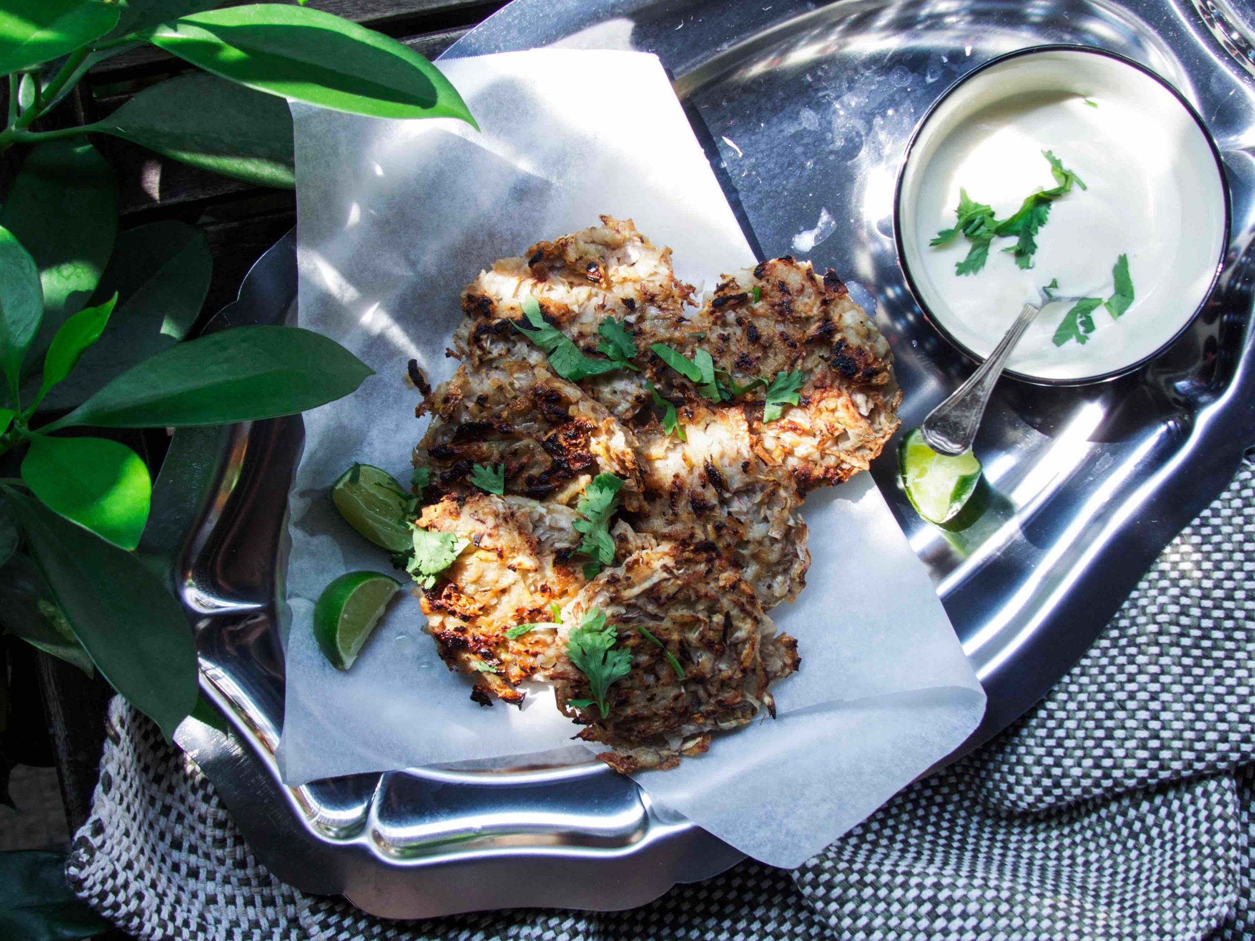 lotus root & taro patties