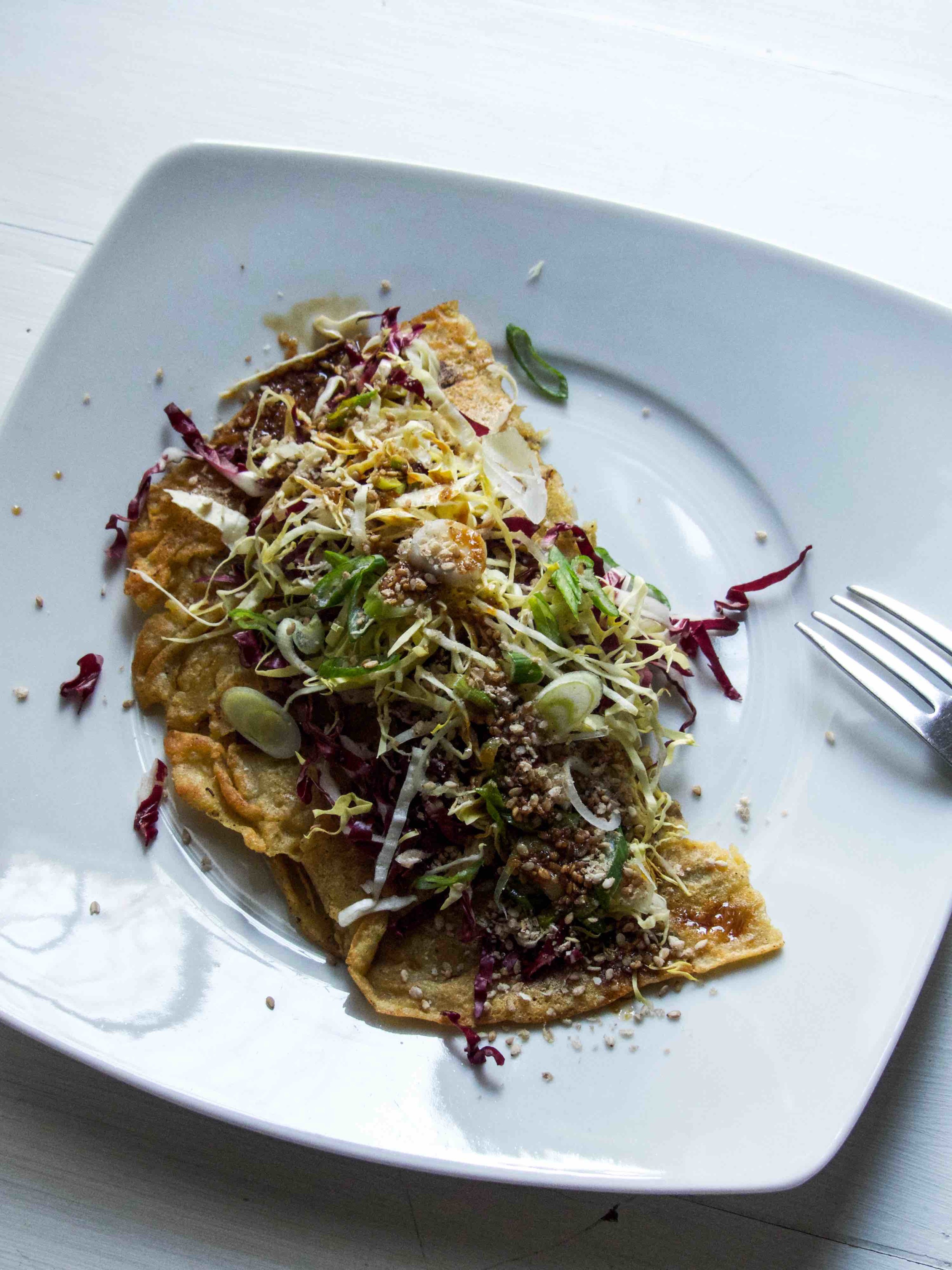 Vegan Omelette with Mushroom