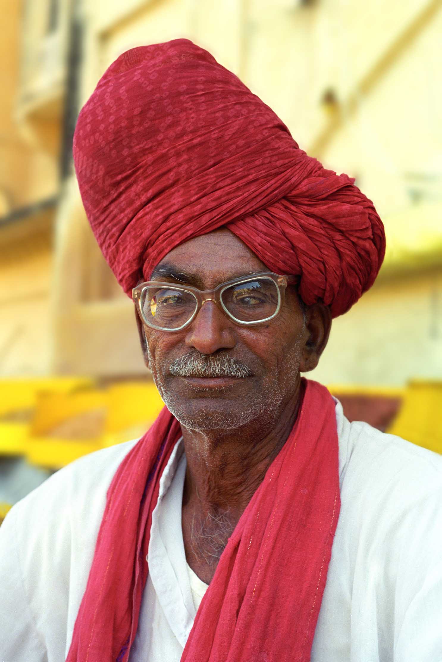 Spice seller at the Amber Fort, Jaipur