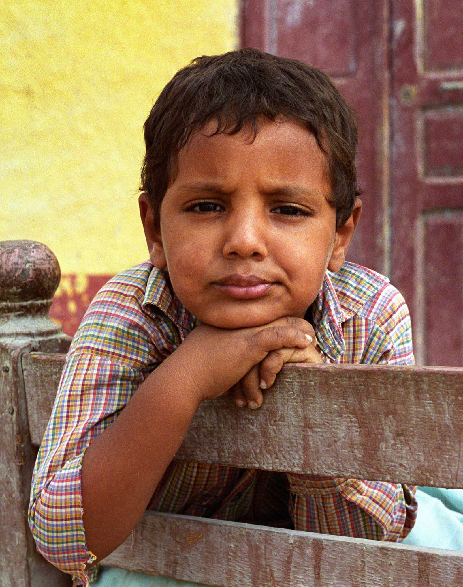 Boy at Nubian village, Egypt