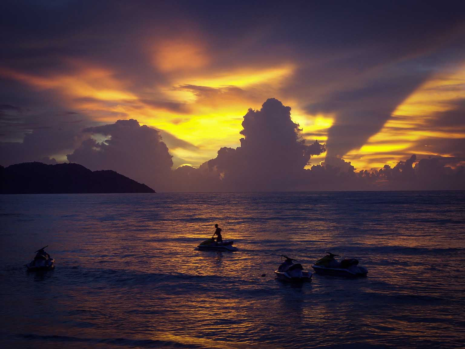 Sunset in Penang, Malaysia