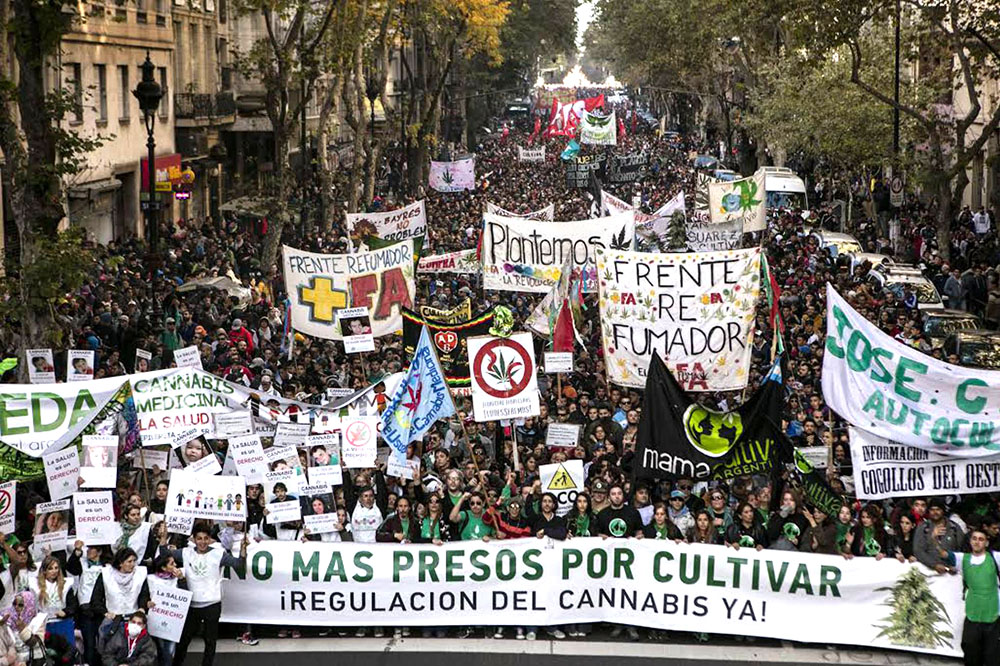 Manifestación en mayo de 2016 en Argentina, foto de Ricardo Ceppi.