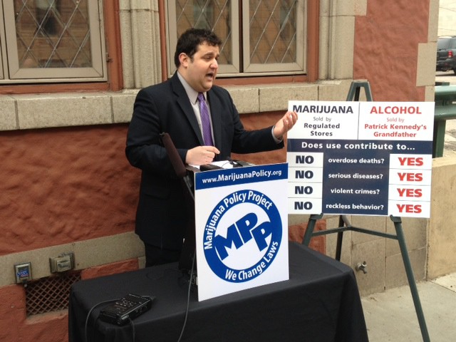 Mason Tvert, Director de comunicaciones de Marijuana Policy Project.