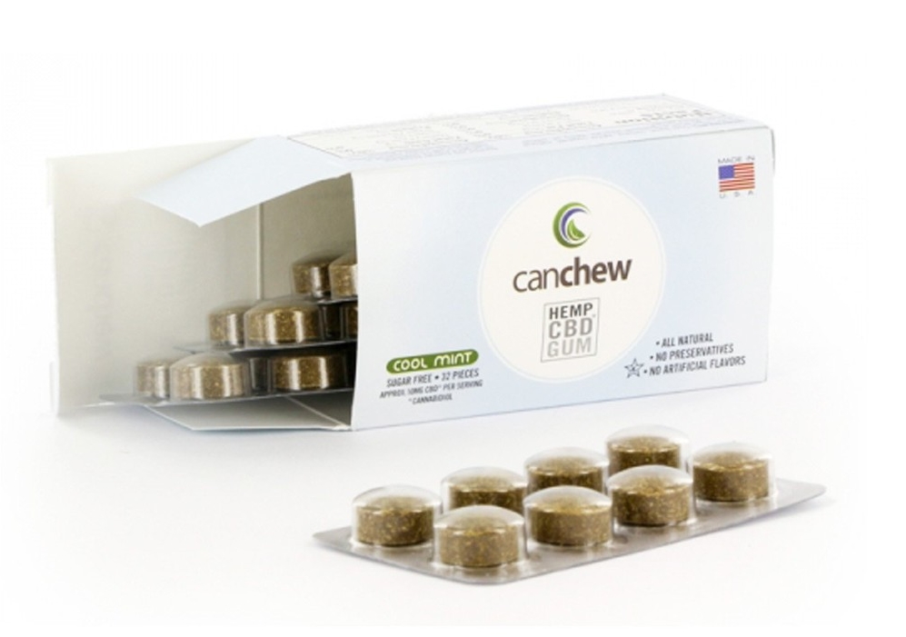 La goma de mascar de CBD, Canchew.