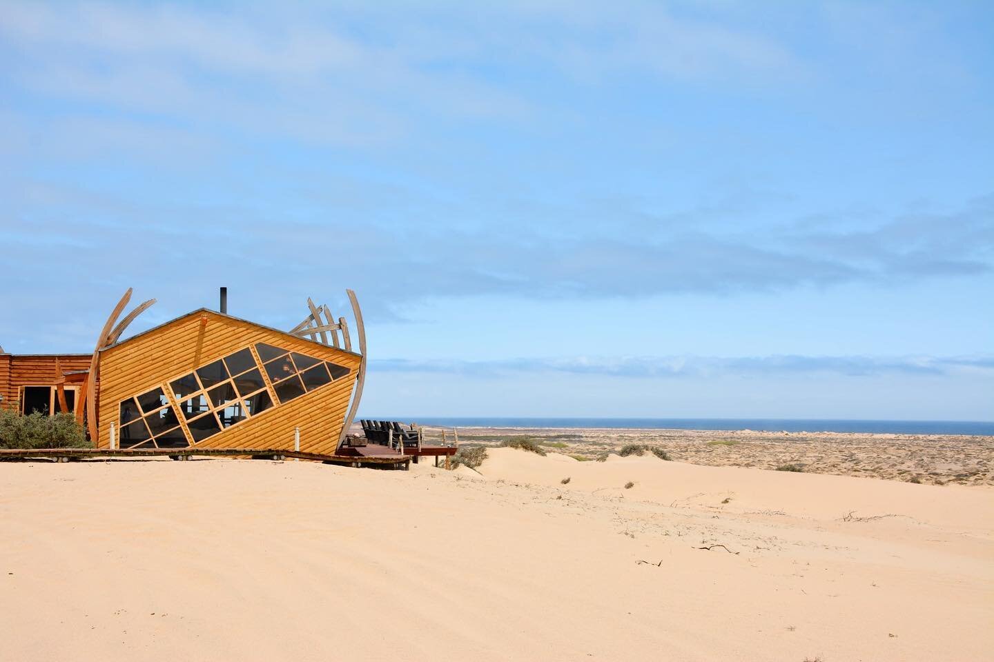 Last stop, the much-photographed Shipwreck Lodge on Namibia&rsquo;s Skeleton Coast. No surprise, it&rsquo;s actually as amazing as it looks. Namibia is my best travel writing assignment this year!
&bull;
&bull;
&bull;
#namibia #travel #africa #safari